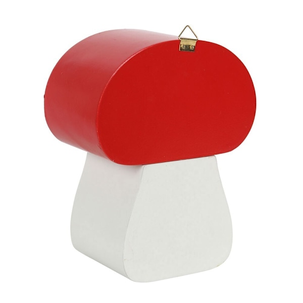 Något Annorlunda Svamphus Insektshus En Storlek Röd/Vit Red/White One Size