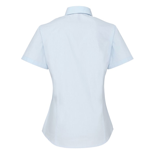 Premier Dam/Dam Supreme Poplin Kortärmad Skjorta 24 UK Light Blue 24 UK