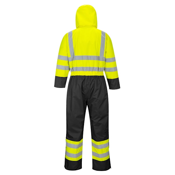 Portwest Unisex Adult Contrast Hi-Vis Vinteroverall 7XL Gul Yellow/Black 7XL