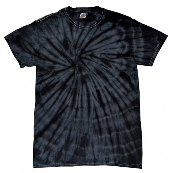 Colortone Unisex T-shirt med kort ärm och spindelmotiv i ton-i-ton, storlek L Spider Black L