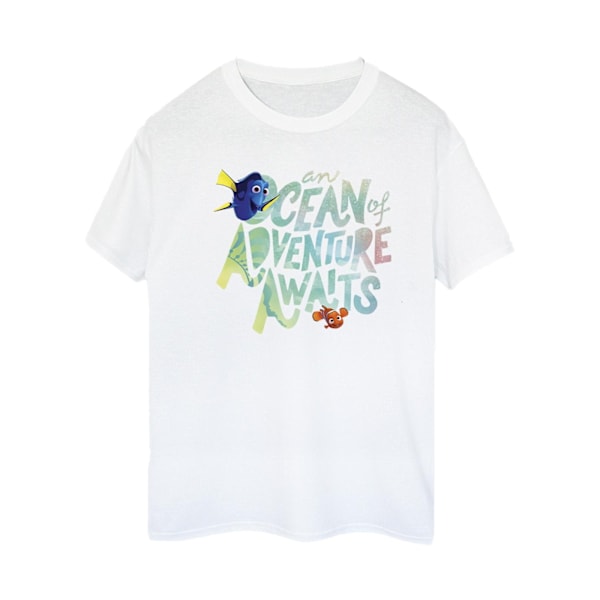 Disney Dam/Damer Finding Dory Ocean Of Adventure Bomullspojke White L