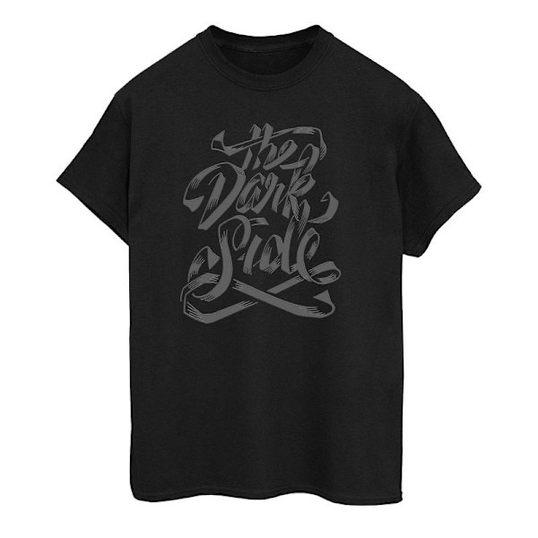 Star Wars: Obi-Wan Kenobi Dam/Damer The Dark Side Bomull Boyfriend T-shirt XXL Svart Black XXL