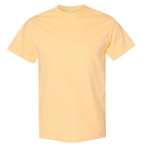 Gildan Herr kraftig bomull kortärmad T-shirt S Yellow Haze Yellow Haze S