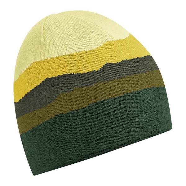 Beechfield Mountain Pull-On Beanie One Size Alpine Peaks Alpine Peaks One Size