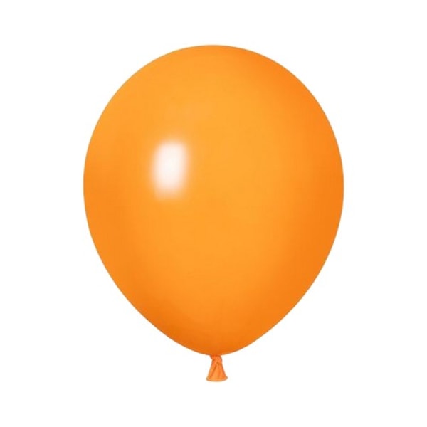Globos Latex Plain Ballonger (Förpackning om 100) 5 tum Orange Orange 5in