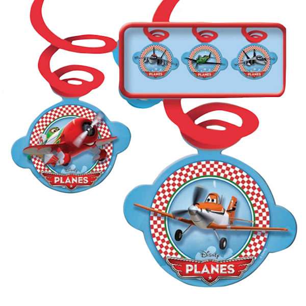 Disney Planes Dekoration (6-pack) One Size Blå/Röd Blue/Red One Size