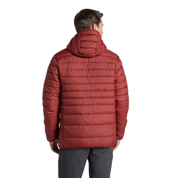 Craghoppers Herr Compresslite IX Hooded Padded Jacket S Red Jas Red Jasper S