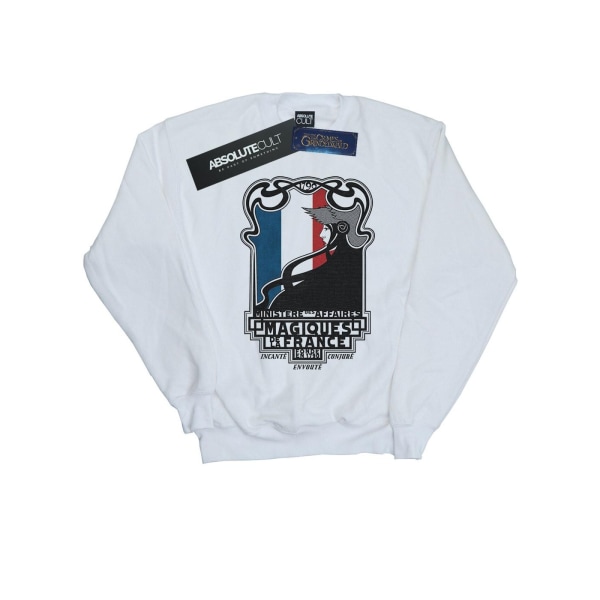 Fantastic Beasts Mens Magiques De La France Sweatshirt 5XL Whit White 5XL
