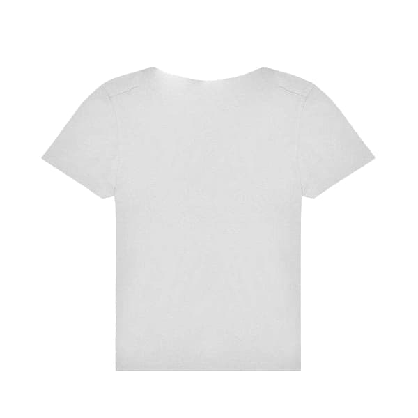 B&C Dam/Dam #E150 V-ringad T-shirt S Vit White S