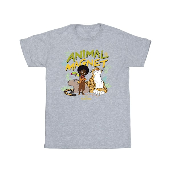 Disney Encanto Animal Magnet T-shirt L Sports Grey för män Sports Grey L