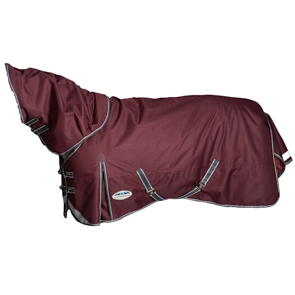 Weatherbeeta Comfitec Plus Dynamic II Avtagbar Hals Lätt Hästtäcke 4´ Maroon/Grå/Vit Maroon/Grey/White 4´