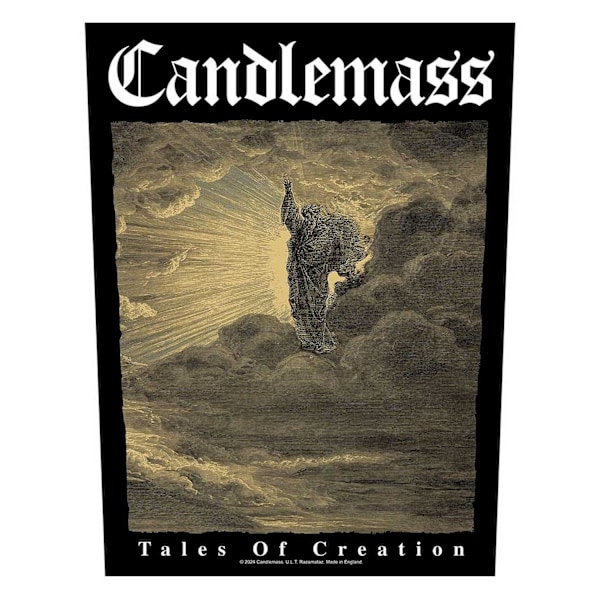 Candlemass Tales Of Creation Patch Storlek One Black/Brown Black/Brown One Size