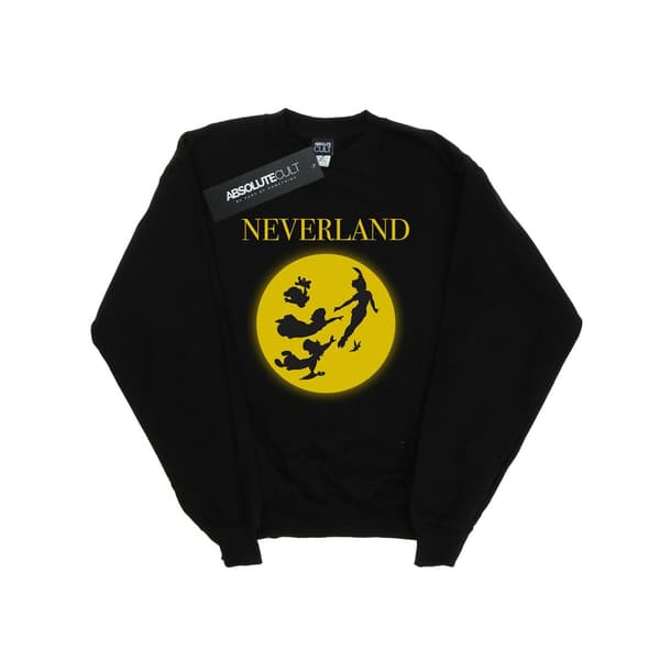 Disney Peter Pan Moon Silhouettes Sweatshirt M Svart Black M