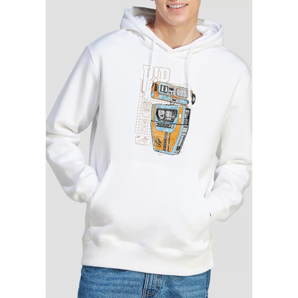 Star Wars: The Acolyte Herr Pip Droid Ritning Hoodie L Vit White L