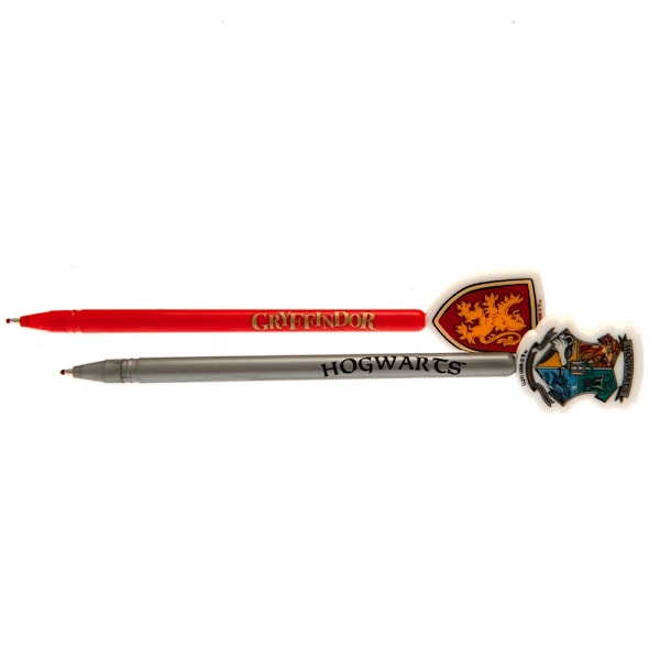 Harry Potter pennset (2-pack) One Size Röd/Silver Red/Silver One Size