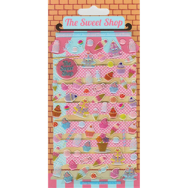 Paper Projects The Sweet Shop Chunky Sticker Sheet One Size Pin Pink/Blue One Size