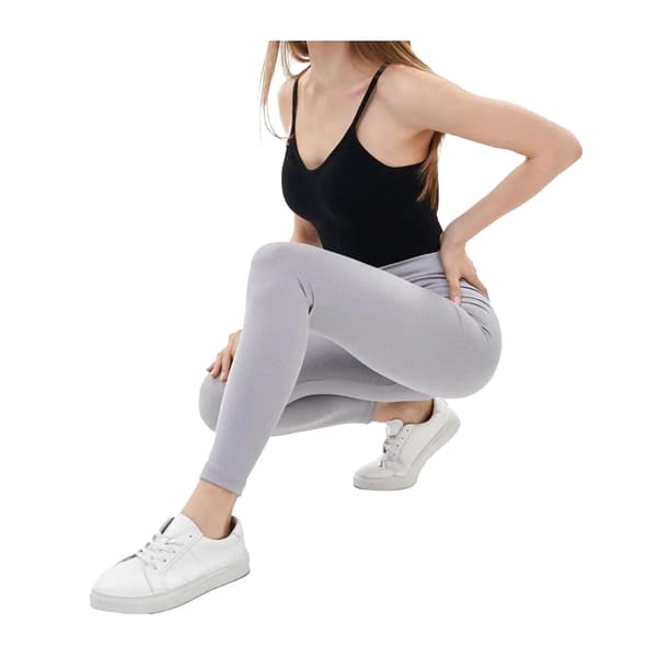 Lookus Dam Zelal Ribbade Leggings L Grå Grey L