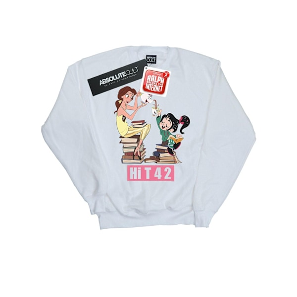 Disney Herr Wreck It Ralph Belle Och Vanellope Sweatshirt S Vit White S