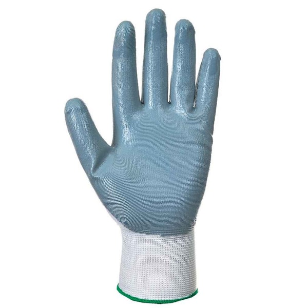 Portwest Unisex Adult A310 Flexo Nitrile Säkerhetshandskar 8 Grå Grey 8