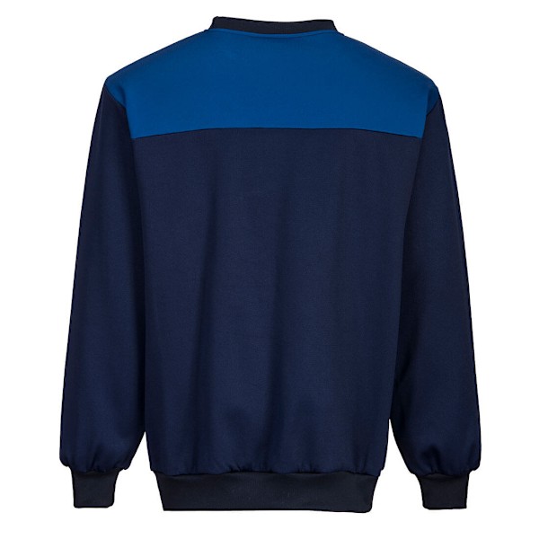 Portwest Herr PW2 Sweatshirt M Marinblå/Kungsblå Navy/Royal Blue M