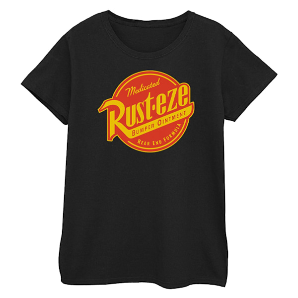 Cars Dam/Kvinnor Rust-Eze Logo Bomull T-shirt XL Svart Black XL