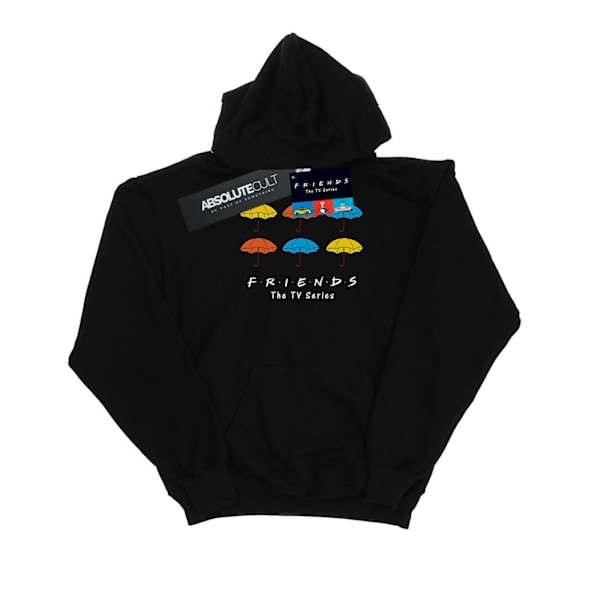 Friends Girls Coloured Umbrellas Hoodie 7-8 år Svart Black 7-8 Years