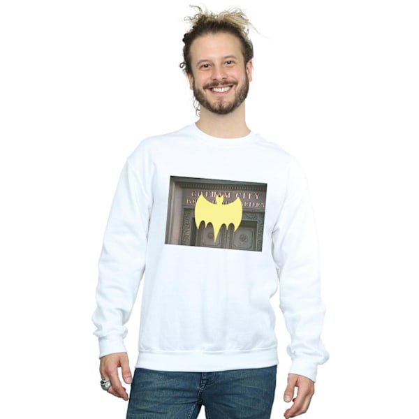 DC Comics Herr Batman TV-serie Gotham City Police Sweatshirt S White S