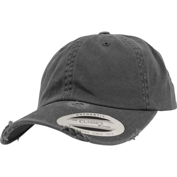 Flexfit By Yupoong Low Profile Destroyed Cap One Size Dark Grey Dark Grey One Size