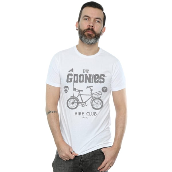 The Goonies Mens Bike Club T-Shirt 5XL Vit White 5XL