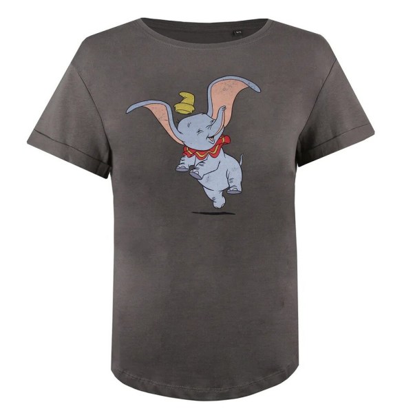 Dumbo Dam/Dam Happy Cotton T-Shirt XL Charcoal Charcoal XL