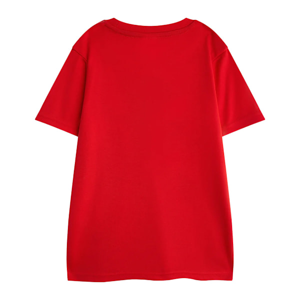 Spider-Man Pojkar Ansikte Kort Pyjamasset 5-6 År Röd/Svart Red/Black 5-6 Years