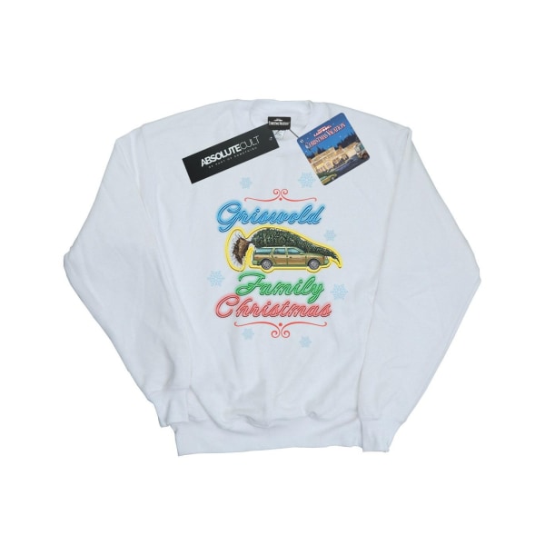 National Lampoon´s Christmas Vacation Mens Griswold Family Swea White M