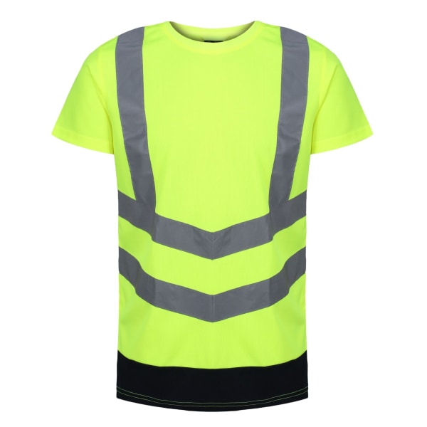 Regatta Mens Pro High-Vis Kortärmad T-Shirt 3XL Gul/Navy Yellow/Navy 3XL