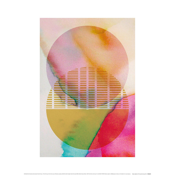 Hope Bainbridge Sphere Print 30cm x 40cm Rosa/Grön/Gul Pink/Green/Yellow 30cm x 40cm