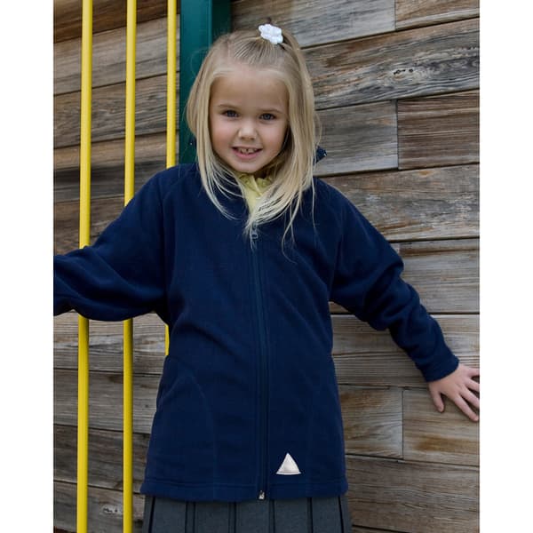 Result Core Barn/Barn Micron Fleece Jacka S Marinblå Navy Blue S