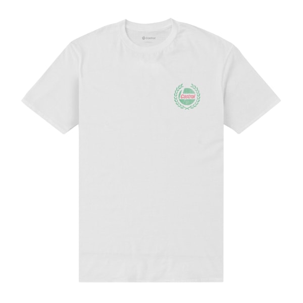 Castrol Unisex Wreath T-shirt L Vit White L