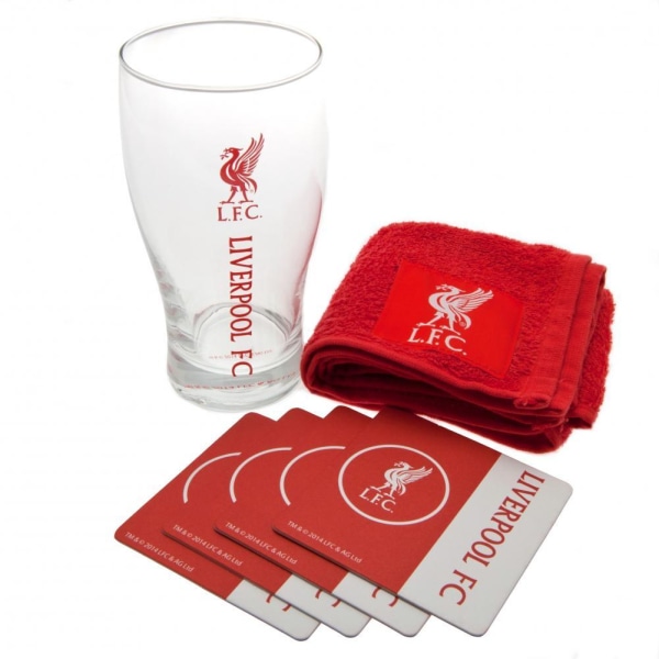 Liverpool FC Officiellt Minibarset En Storlek Röd/Vit Red/White One Size