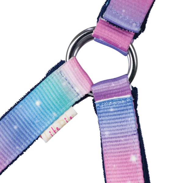 Little Rider Dazzling Night Prismatic Horse Headcollar and lead Navy Full