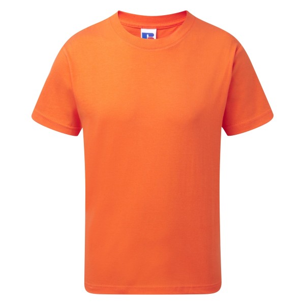 Jerzees skolkläder Barn/barn Slim Fit bomull T-shirt 7-8 Y Orange 7-8 Years