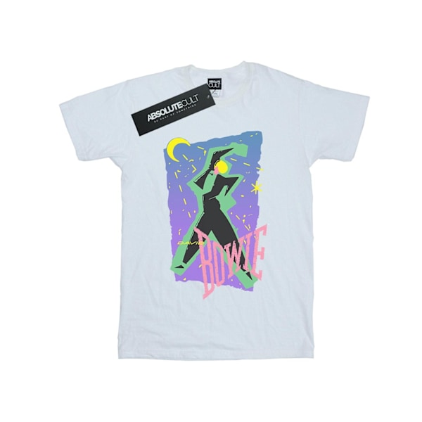 David Bowie Boys Moonlight Dance T-shirt 12-13 år Vit White 12-13 Years