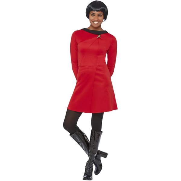 Star Trek Dam/Dam Original Series Operations Uniform Kostym Red L