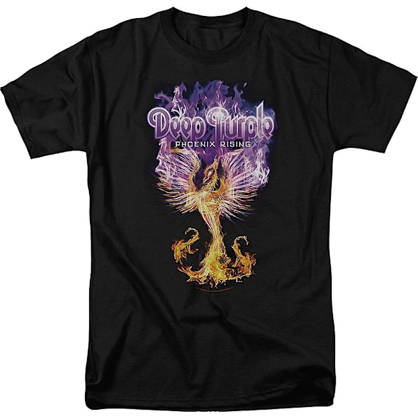 Deep Purple Unisex Adult Phoenix Rising T-Shirt L Svart Black L