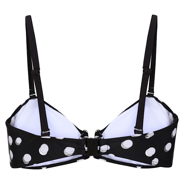 Regatta Womens/Ladies Aceana III Polka Dot Bikini Top 10 UK Bla Black/White 10 UK