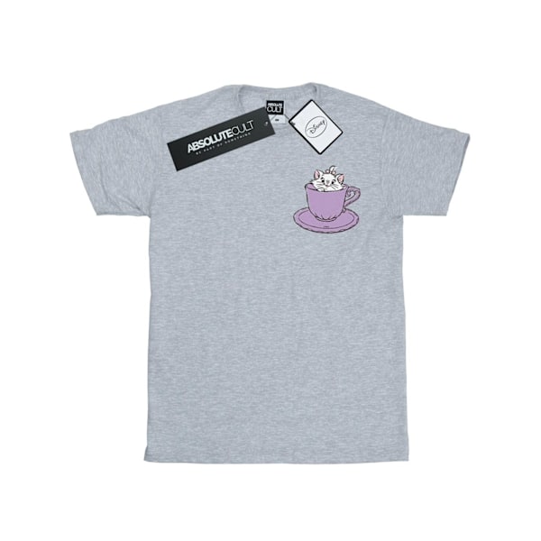 Disney Herr Aristocats Marie I Kopp Brösttryck T-shirt 4XL Sp Sports Grey 4XL