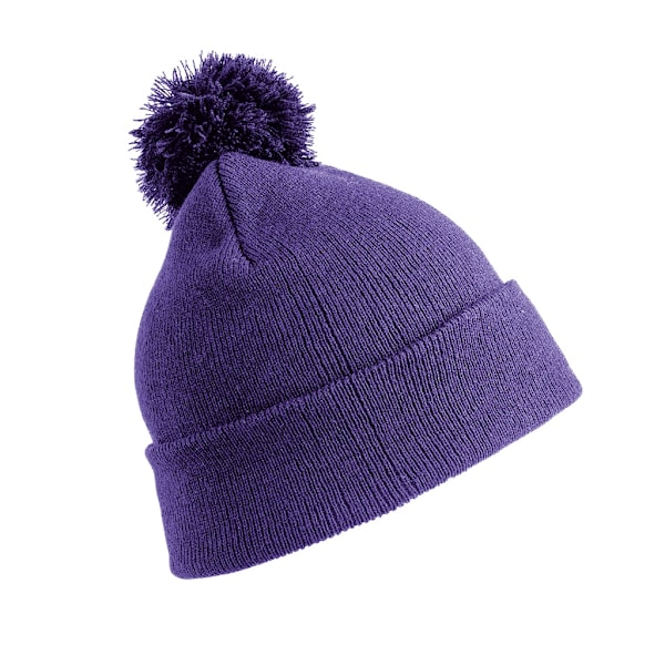 Result Core Pom Pom Beanie One Size Lila Purple One Size