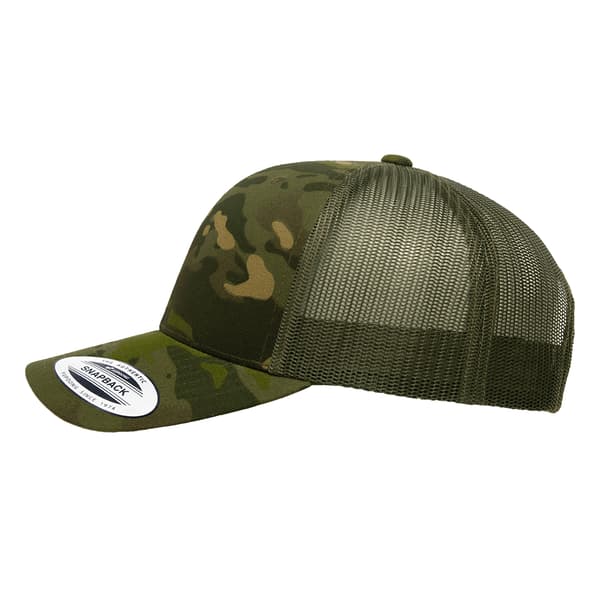 Flexfit by Yupoong Multicam Retro Trucker Cap One Size Tropical Tropical One Size