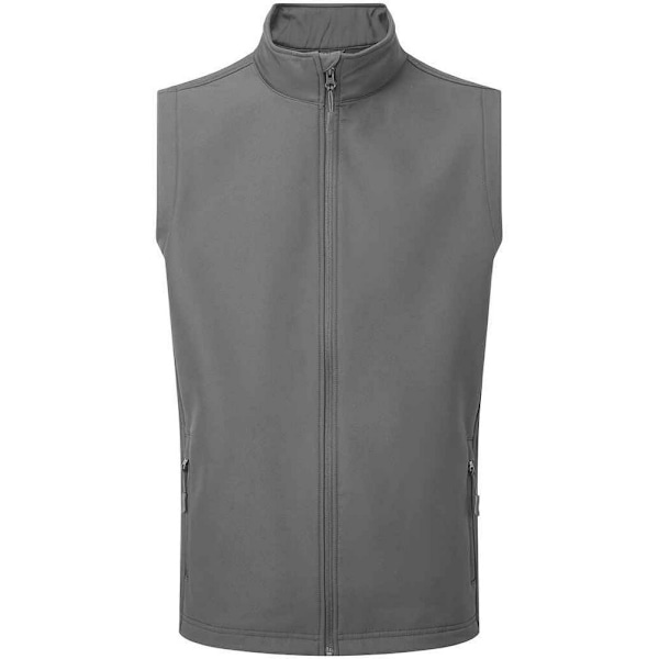 Premier Mens Vindtät Väst 4XL Mörkgrå Dark Grey 4XL
