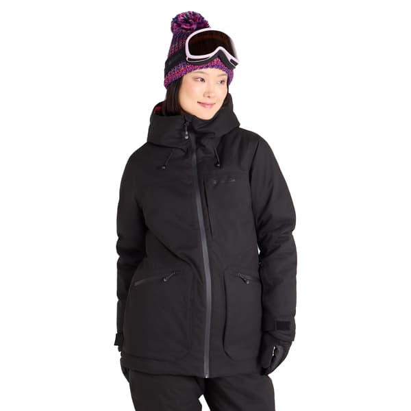 Mountain Warehouse Dam/Dam Verbier Texturerad Vattentät Sk Black 20 UK