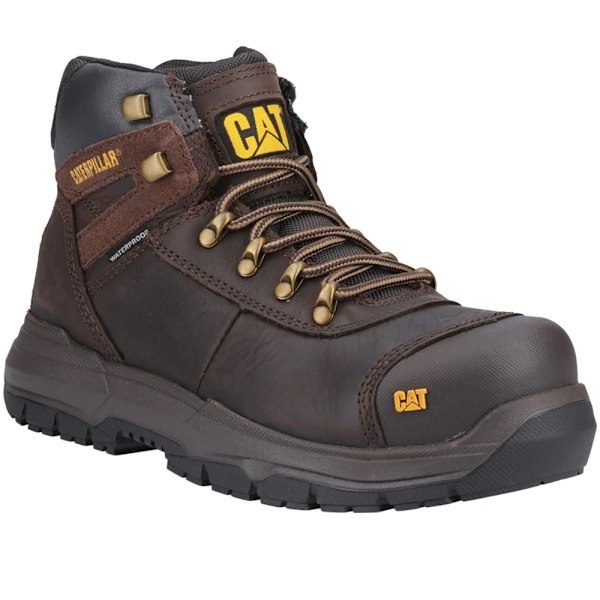 Caterpillar Unisex Adult Pneumatic 2.0 Lädersäkerhetsstövlar 10 Brown 10 UK