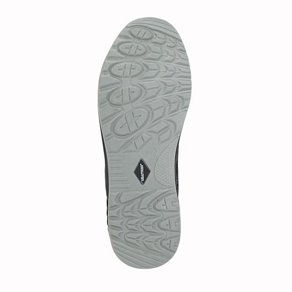 Grafters Säkerhetssneakers i mocka för män 10 UK Svart/Grå Black/Grey 10 UK